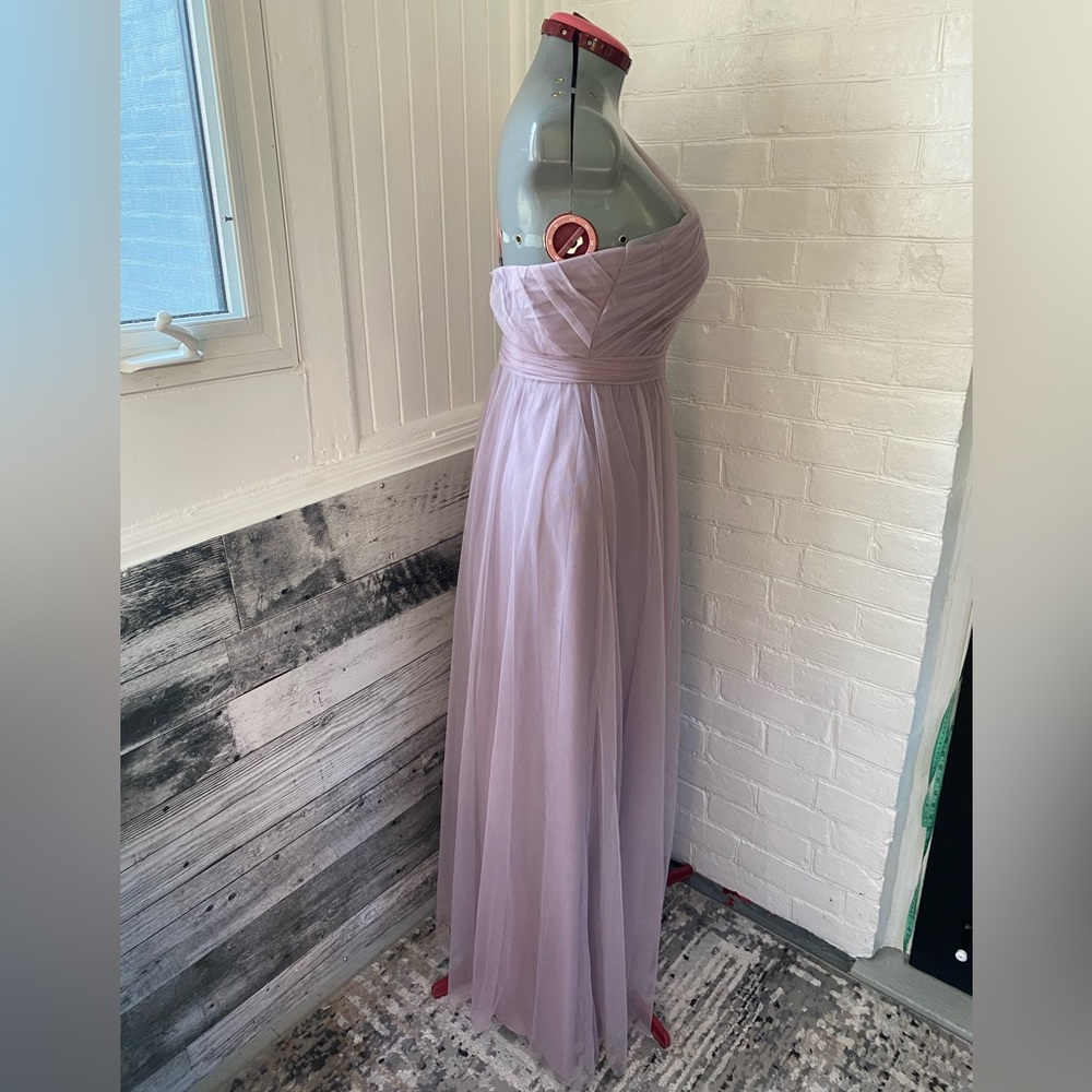 SORELLA VITA One-Shoulder Mauve Prom Dress - Picture 3 of 8